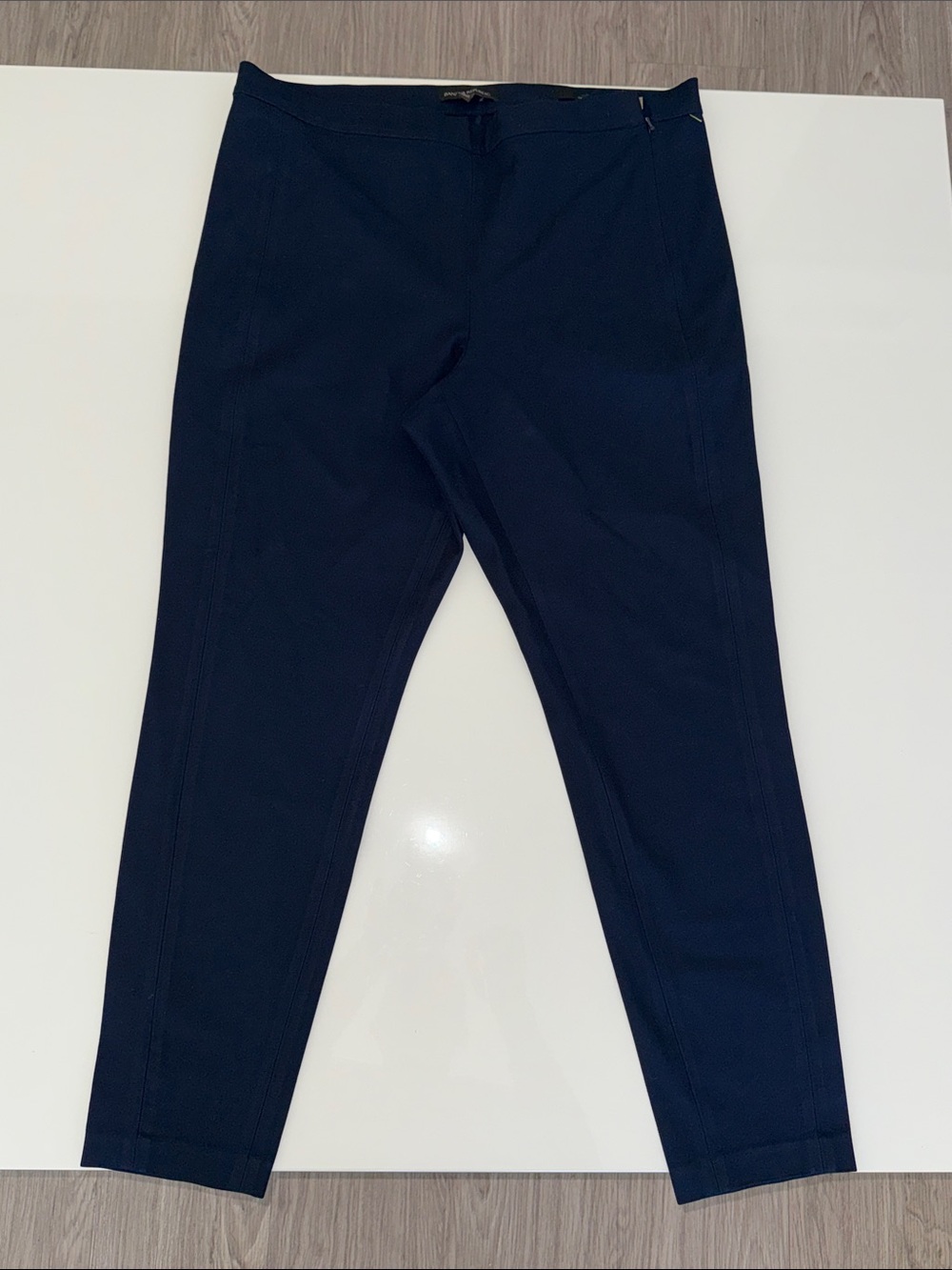 Banana Republic Devon Pants Women Size 14 Navy High Rise Office